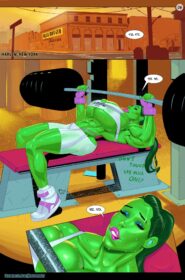 She-Hulk pumping iron001