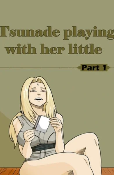 Naruto - Tsunade playing with her little