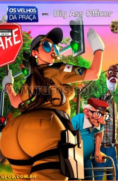 Old Geezers Of The Park - 12 - Big ass officer