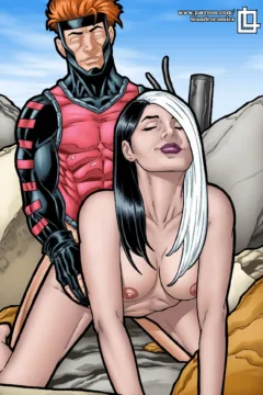 Gambit gives it nice and hard to Luna Snow!004