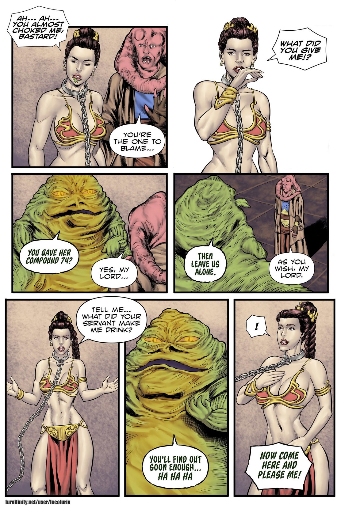 Discover the Dark Side with Slave Leia Porn Comics