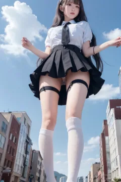 Giant girl looking down (29)