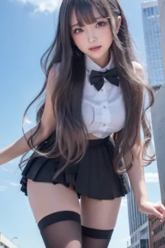 Giant girl looking down (67)