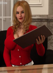 Intrigue3D - She came for job interview and got the job
