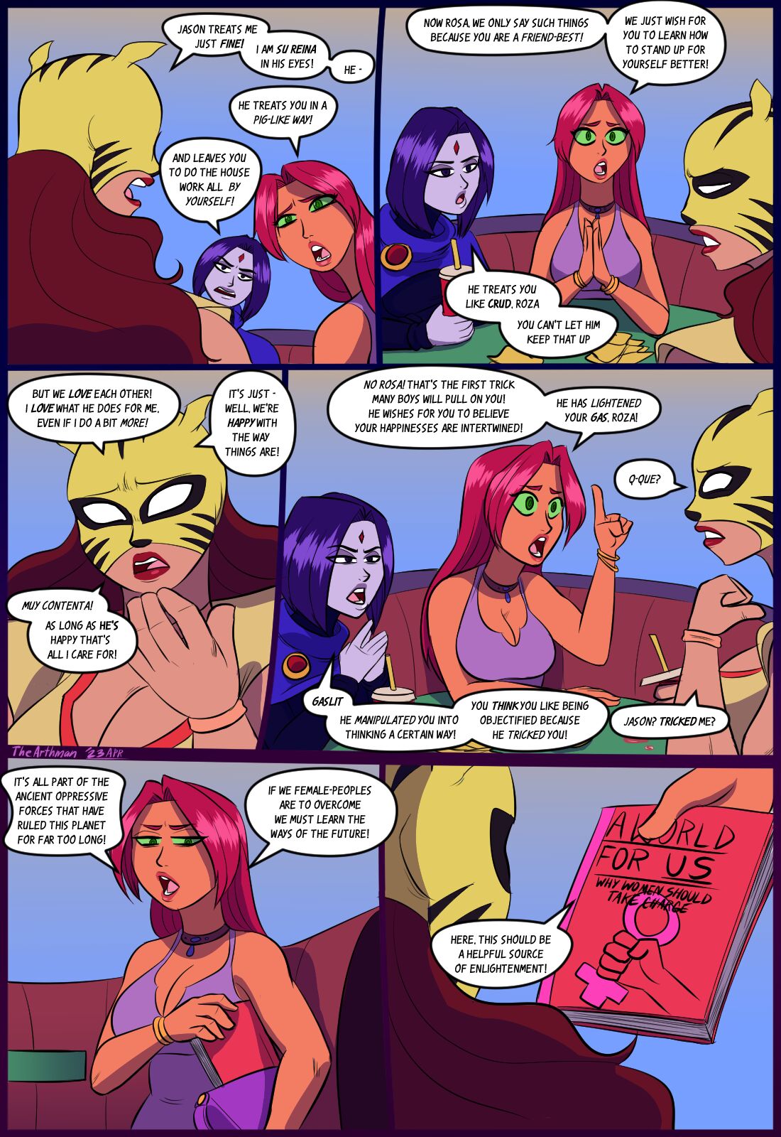 1100px x 1600px - The Battle of the Sexes [The Arthman] â€¢ Free Porn Comics