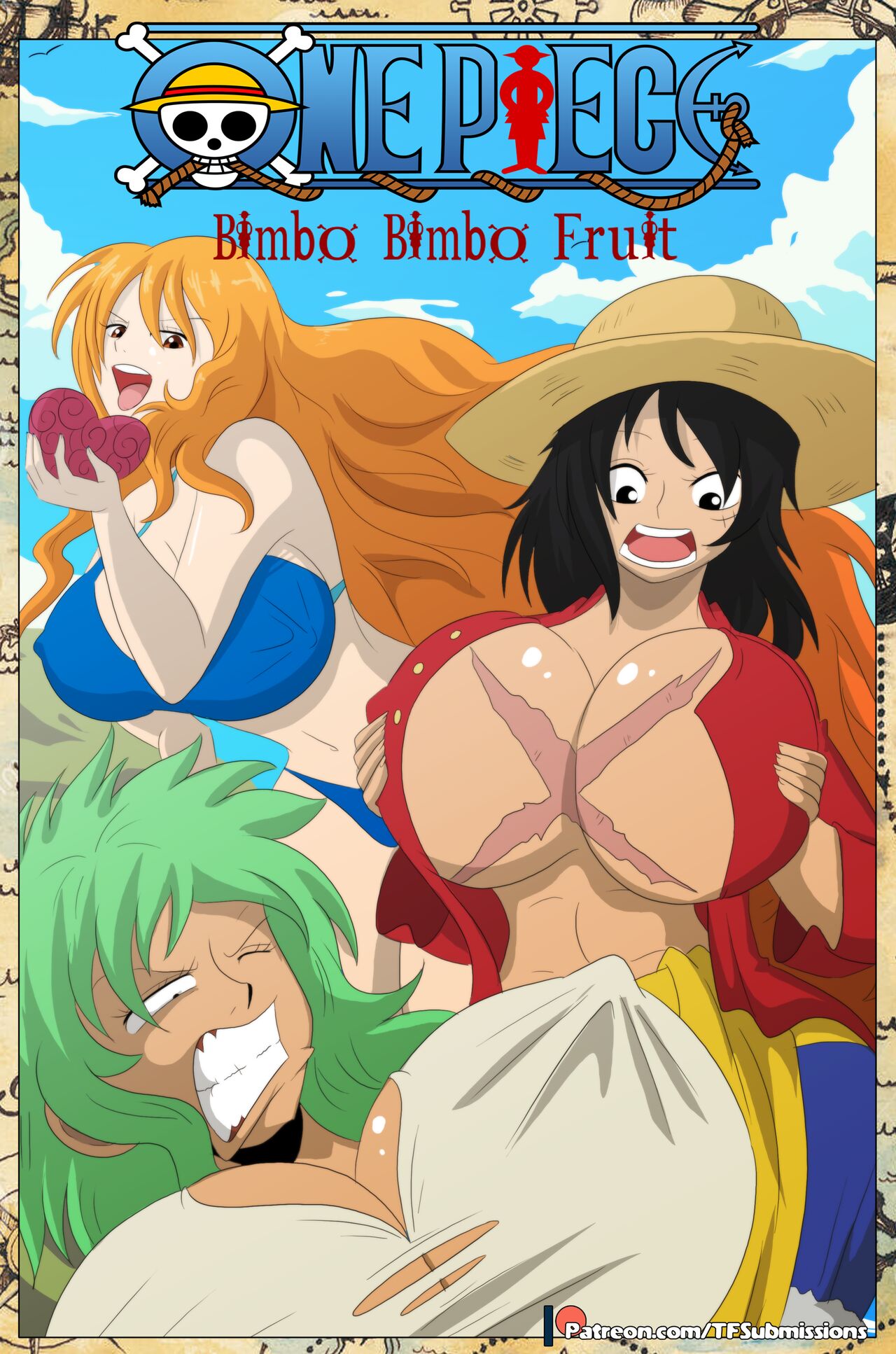 One One Porn - Tfsubmissions] One Piece - Bimbo Bimbo Fruit TG â€¢ Free Porn Comics