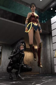 Midoriko Kobayashi – Catwoman and Diana Swap