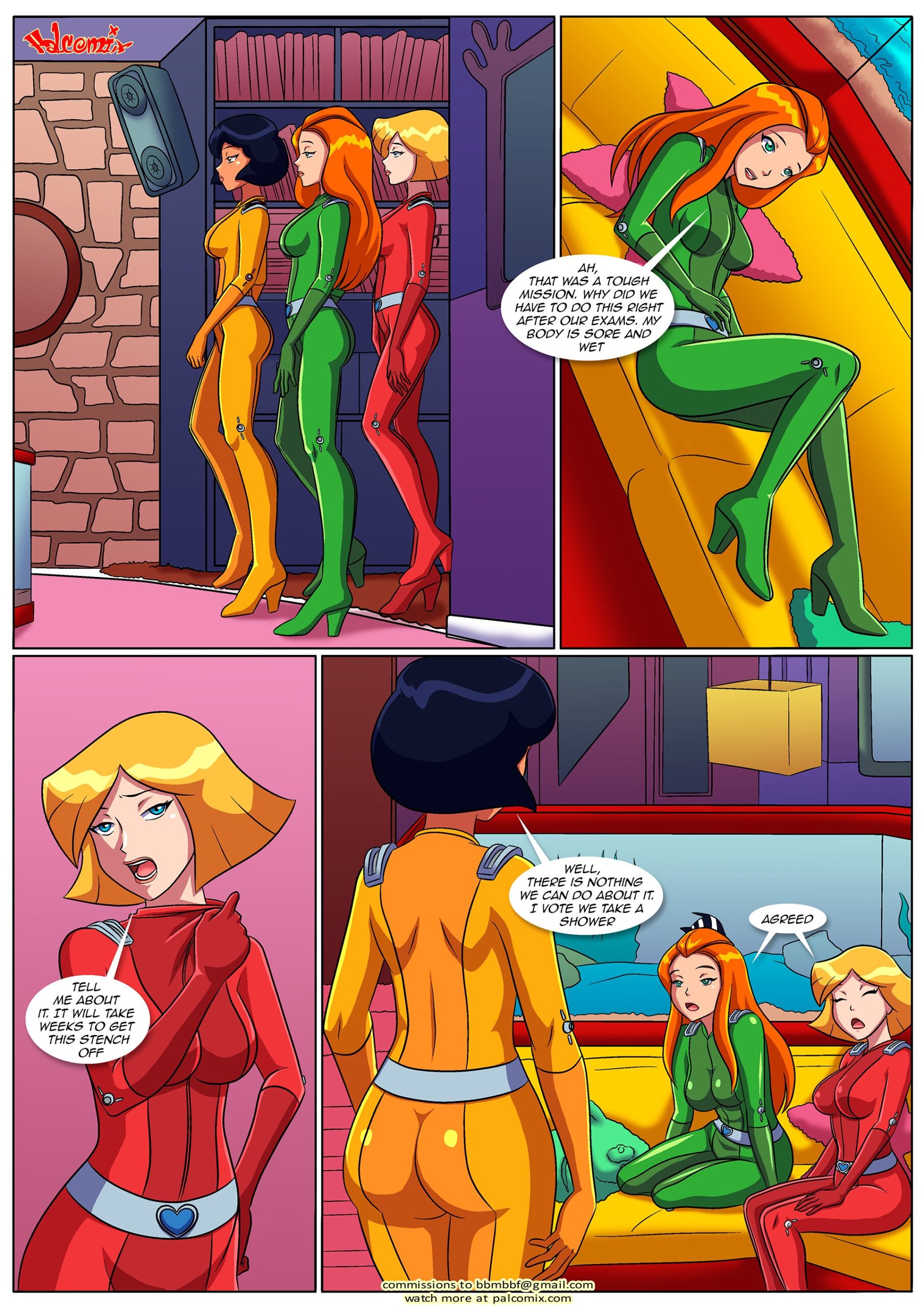 Totally Spies Porn Orgy - Palcomix - Totally Spies - Totally Together â€¢ Free Porn Comics