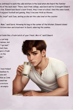 Milk and cookies mom0005