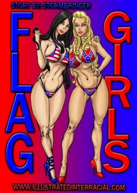 Flag Girls [IllustratedInterracial]