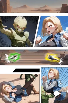 Do Android18 Birth Saibaiman’s Child (6)