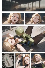 Do Android18 Birth Saibaiman's Child (7)