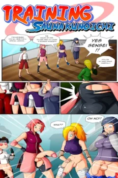 Witchking00 - Sauna fun with Naruto gamg