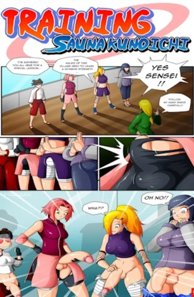 Witchking00 - Sauna fun with Naruto gamg