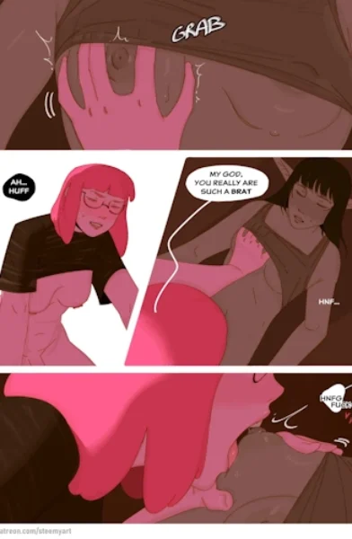 [steemyart] Bubbline comic (Adventure Time) XXX porn