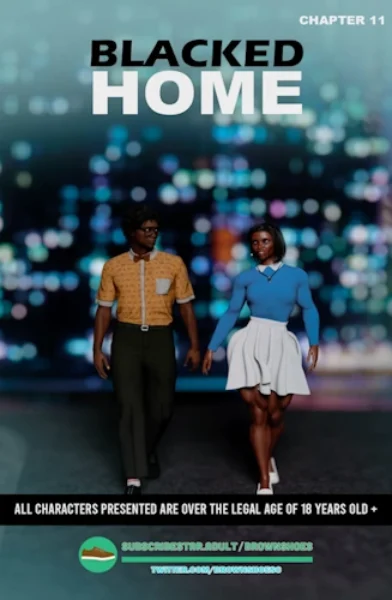 Blacked Home 11 - Brown Shoes 3D Adult