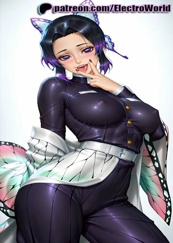 ElectroWorld - Kochou Shinobu (Demon Slayer) Ai porn