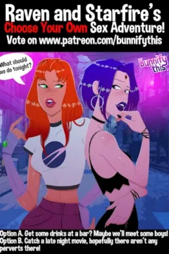 Raven and Starfire’s Night Out CYOA Comic (Teen Titans)
