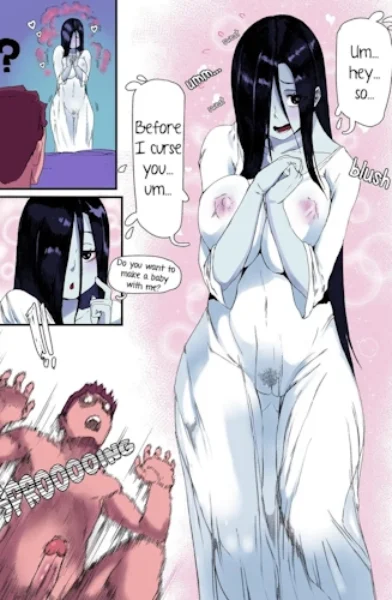 Redchicken - A helpful ghost adult comics