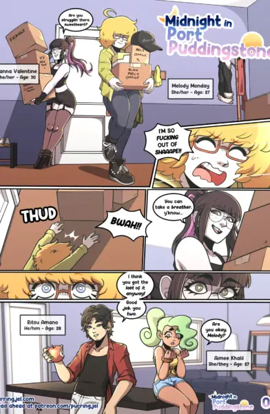 Midnight in Port Puddingstone [Purringjel] porn comics