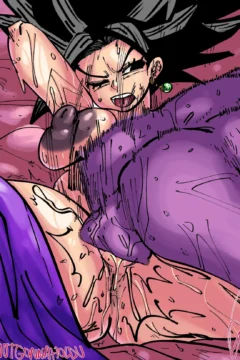 Caulifla & Hit baby making noises (Dragon Ball Super)0009