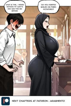 Affair with my hijab aunt 10003