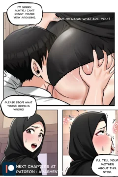 Affair with my hijab aunt 10005