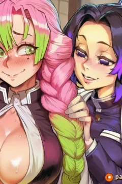 Semen Slayer (Mitsuri Kanroji x Kochou Shinobu) (4)